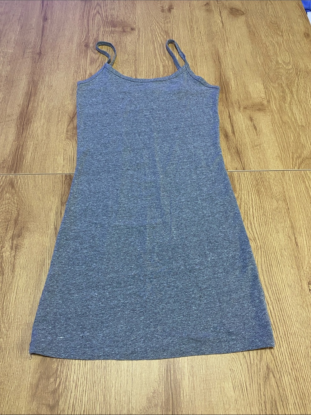 BKE Heather Gray Knit Top with Slim Straps